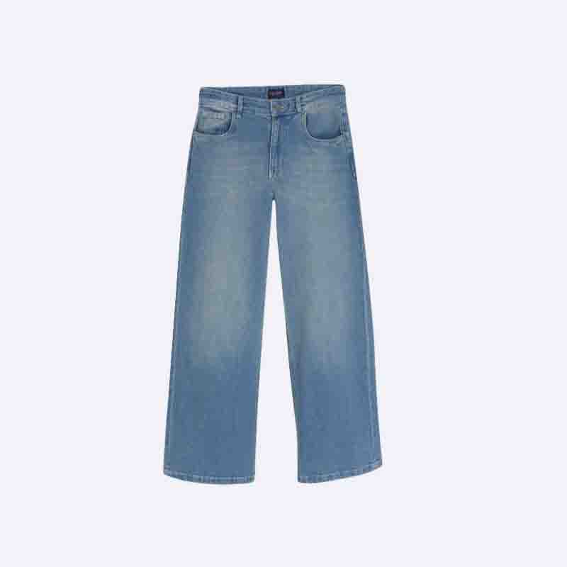 Women's Wide-Leg Cropped Jeans