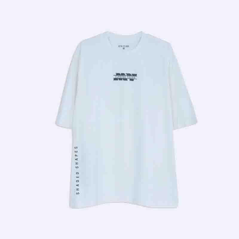 Men's White Graphic T-Shirt