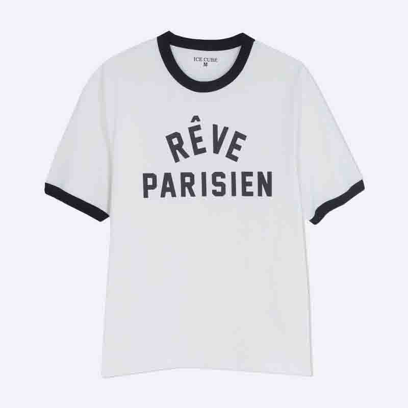Comfort Fit Printed Ringer T-Shirt - Durable & Stylish