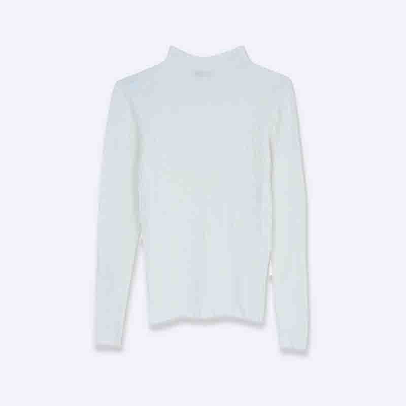 Women's Ribbed Long Sleeve Turtleneck Sweater