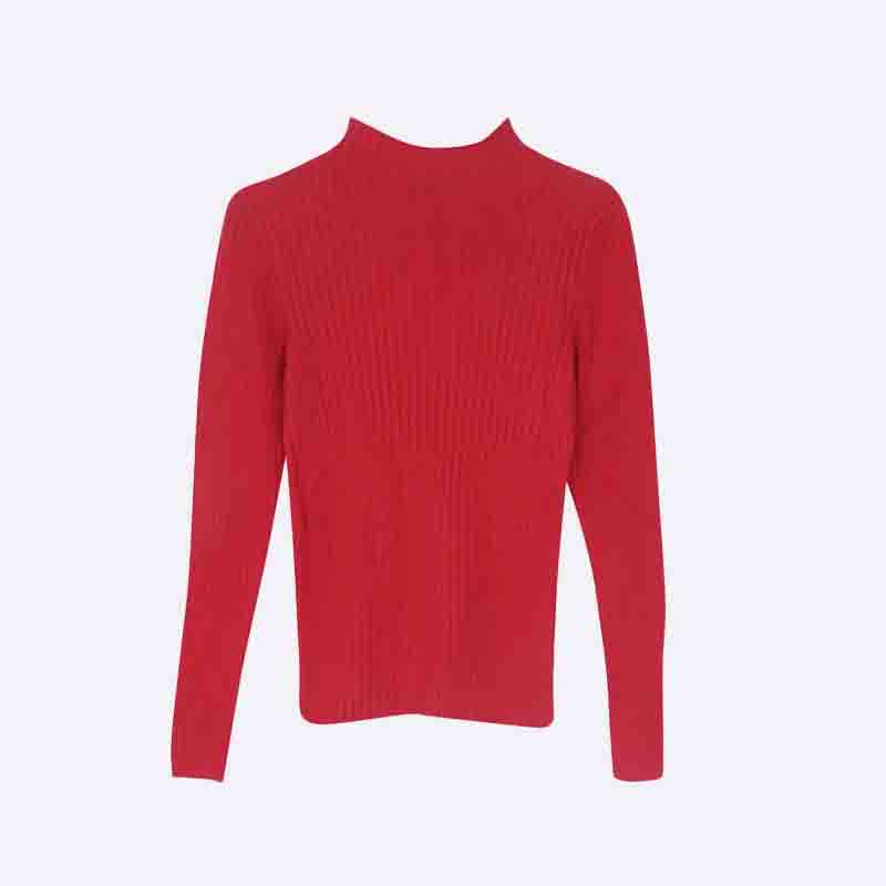 Women's Ribbed Long Sleeve Turtleneck Sweater