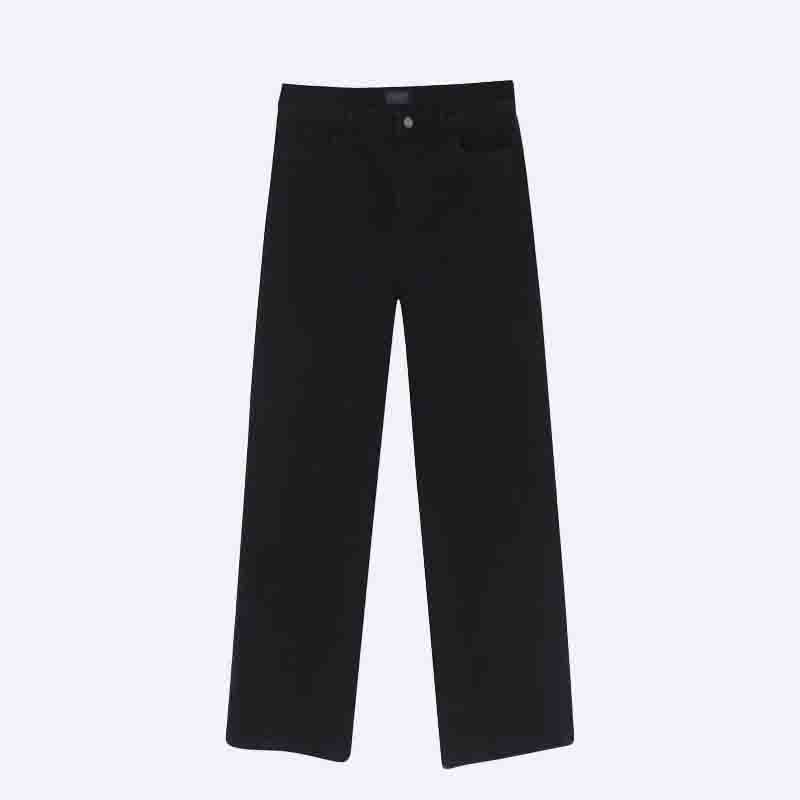 Women's High-Waisted Wide-Leg Denim