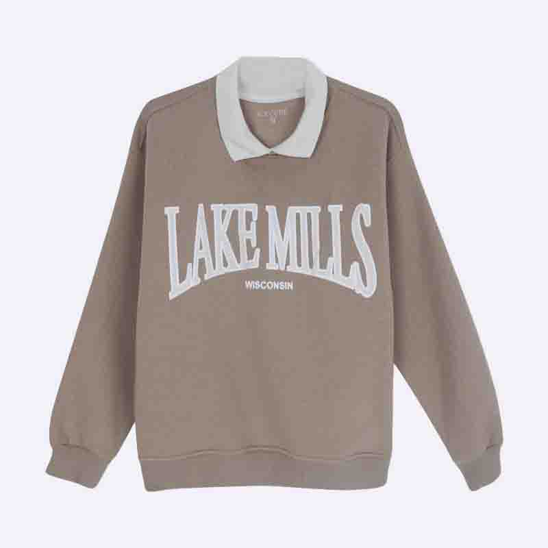 Boys' Lake Mills Embroidered Pullover
