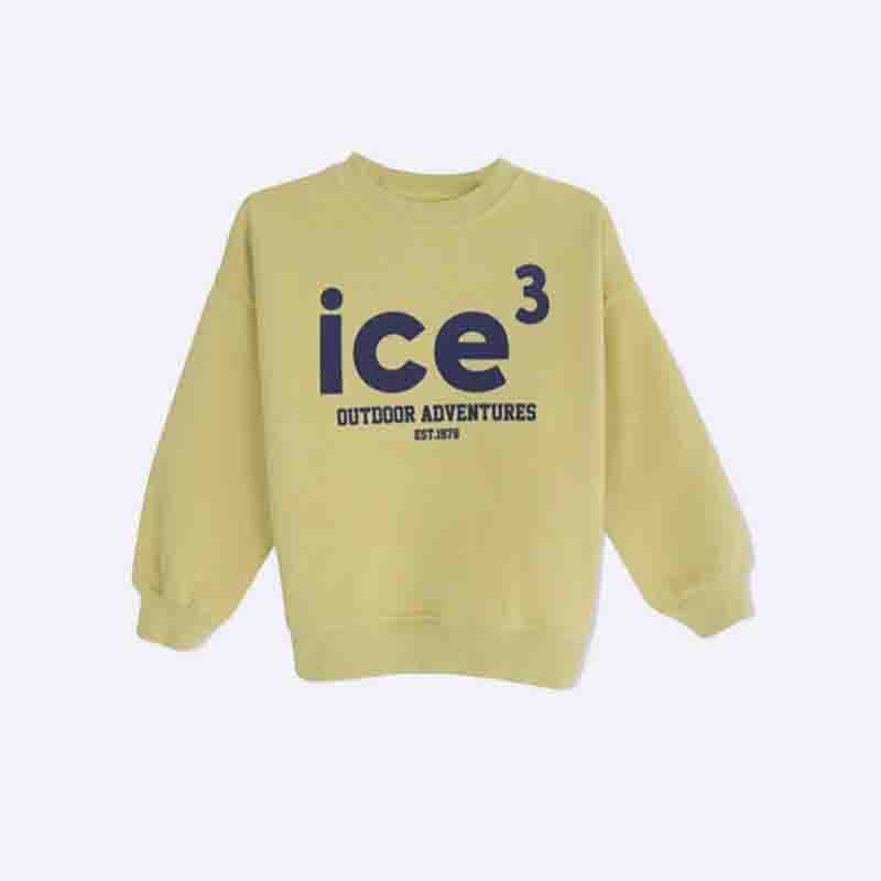 Boys' Graphic Cotton Blend Sweater - Crew Neck