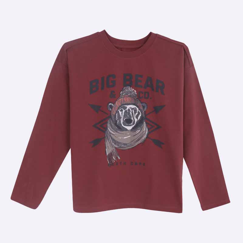 Boy's Long Sleeve Graphic Sweater