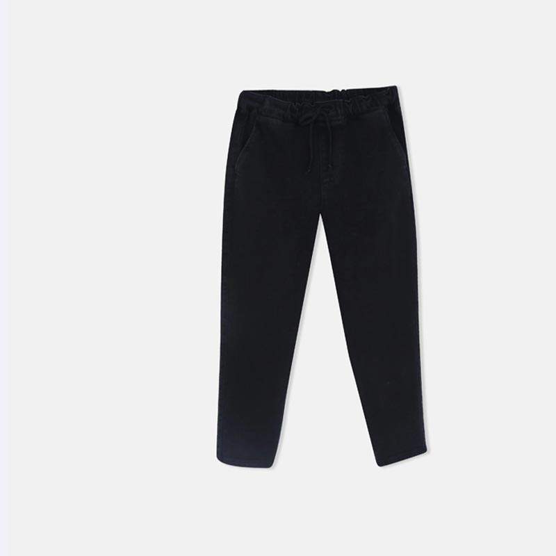Boys' Slim-Fit Black Stretch Jeans