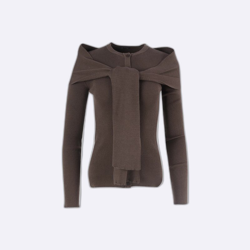 Women's casual knitted blouse
