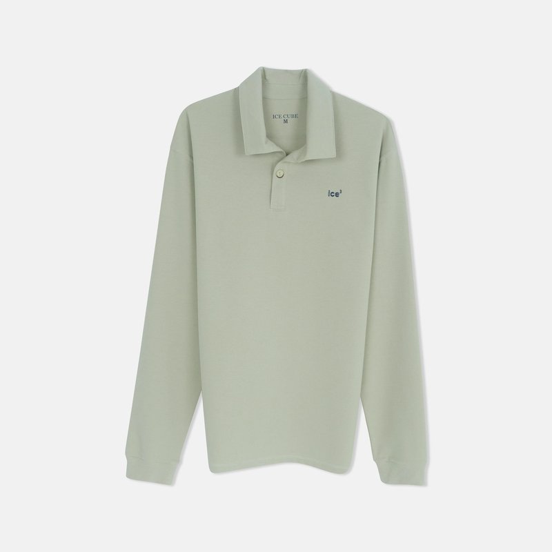 Men's Casual Knit Polo - Long Sleeve