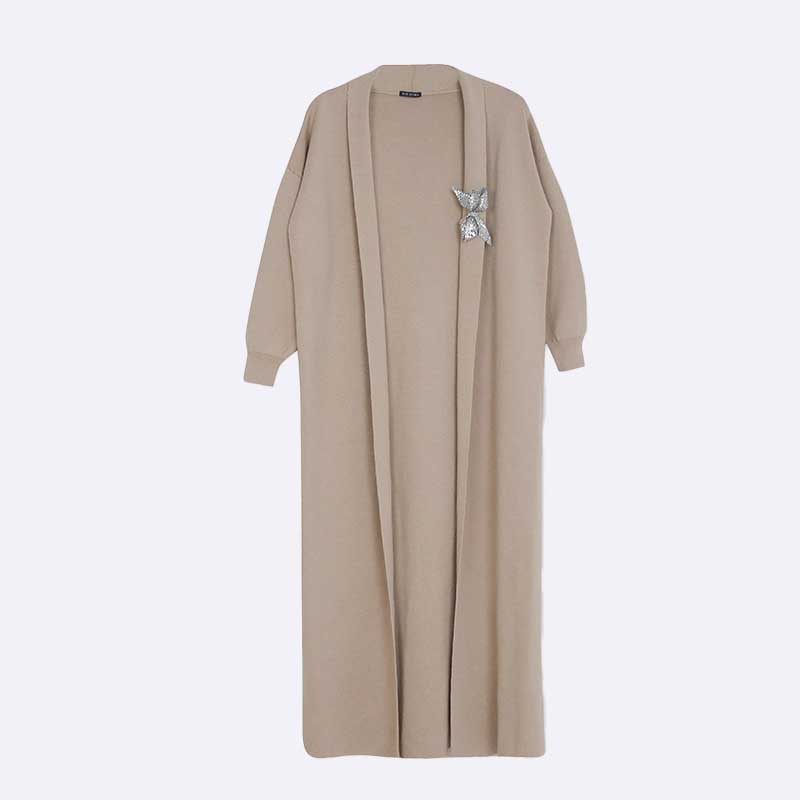 Woman Oversized Long Autumn/Winter Cardigan