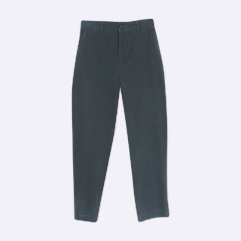 Men's Flat-Front Cotton Pants