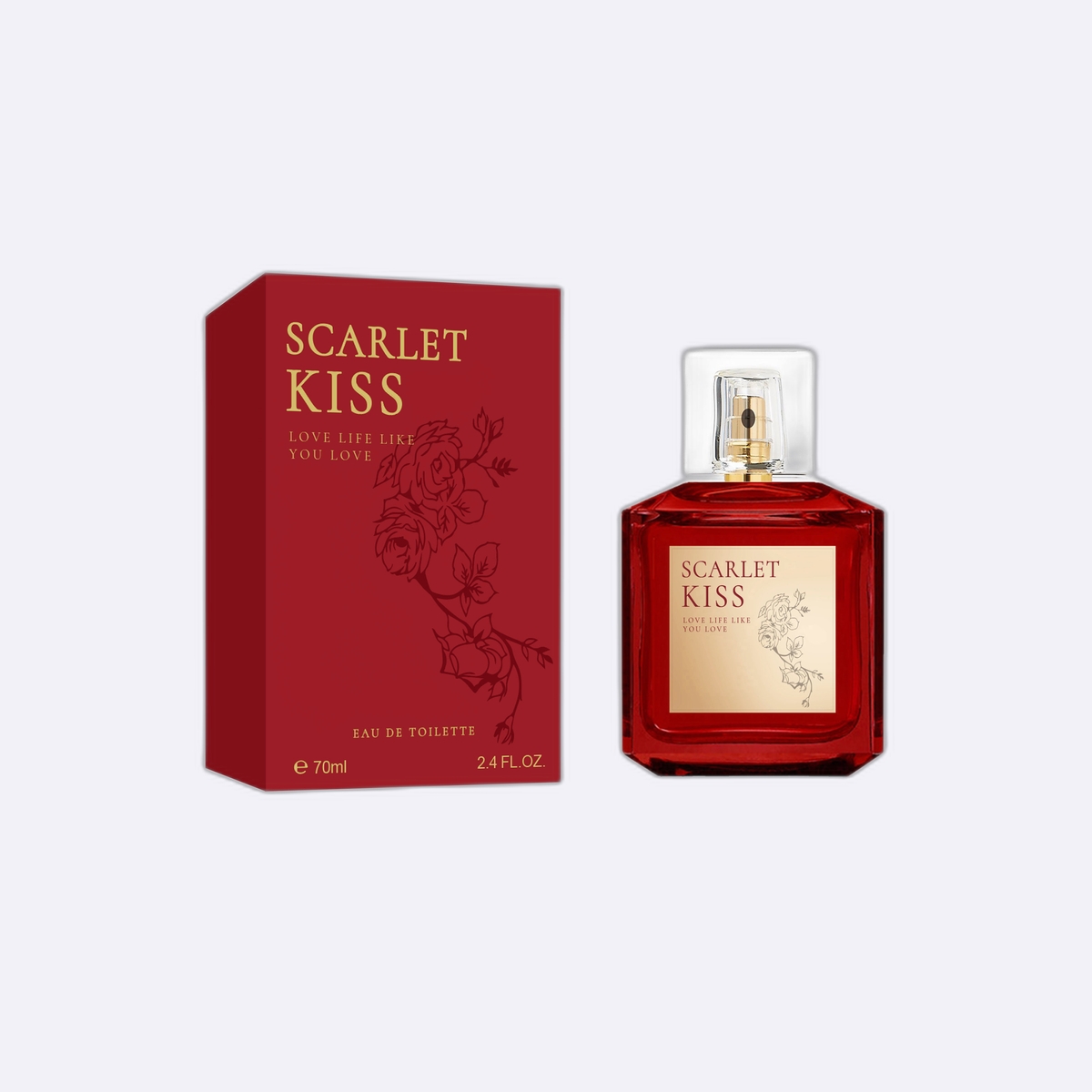Women Perfume Eau De Toilette Scarlet Kiss