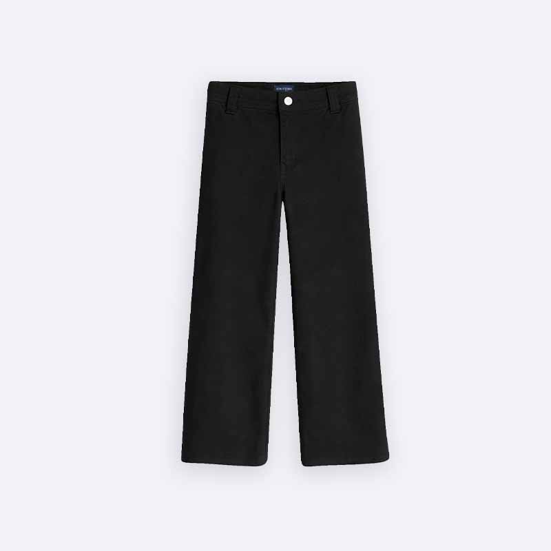 wide-leg, high-waisted trousers for girls