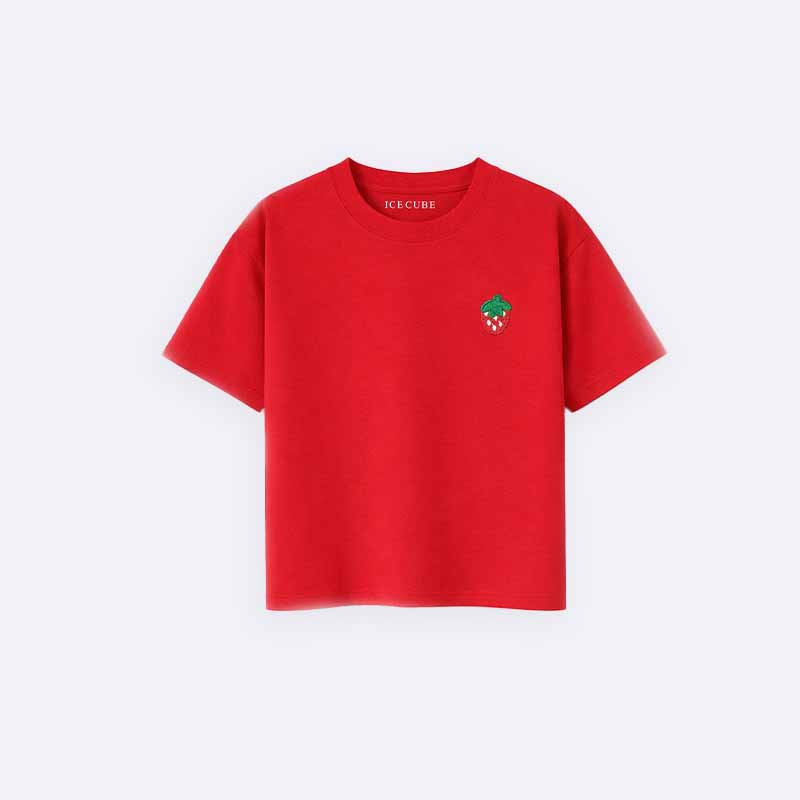 Girl’s Boxy Drop-Shoulder Graphic Tee
