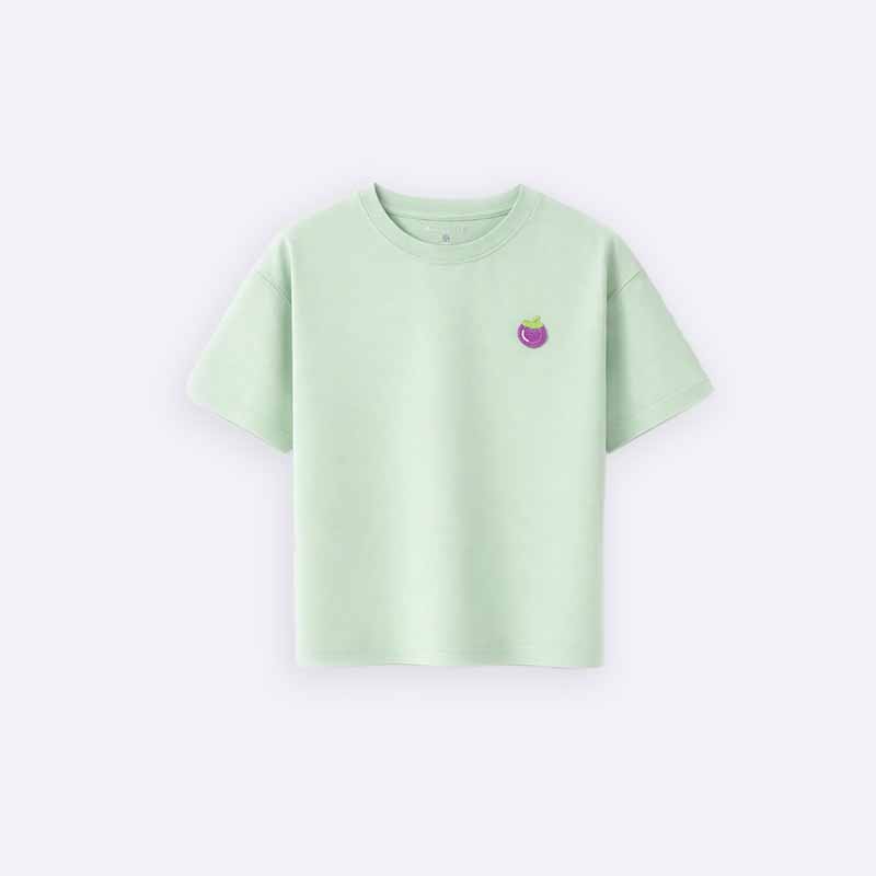 Girl’s Boxy Drop-Shoulder Graphic Tee