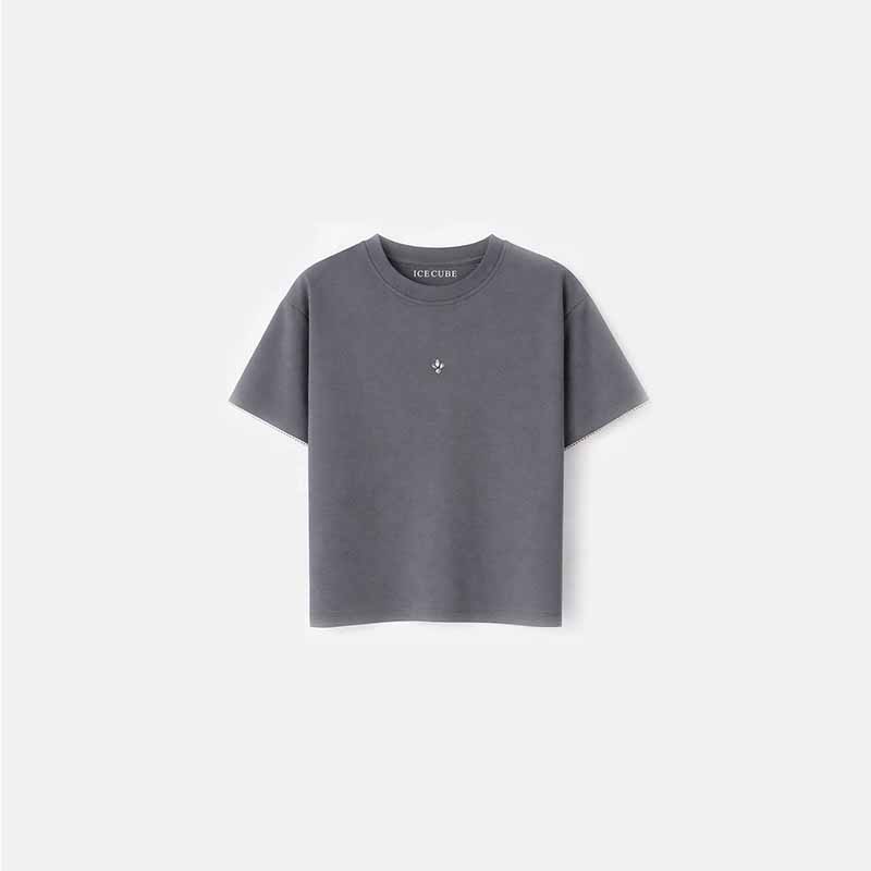 Girl’s Boxy Drop-Shoulder Graphic Tee