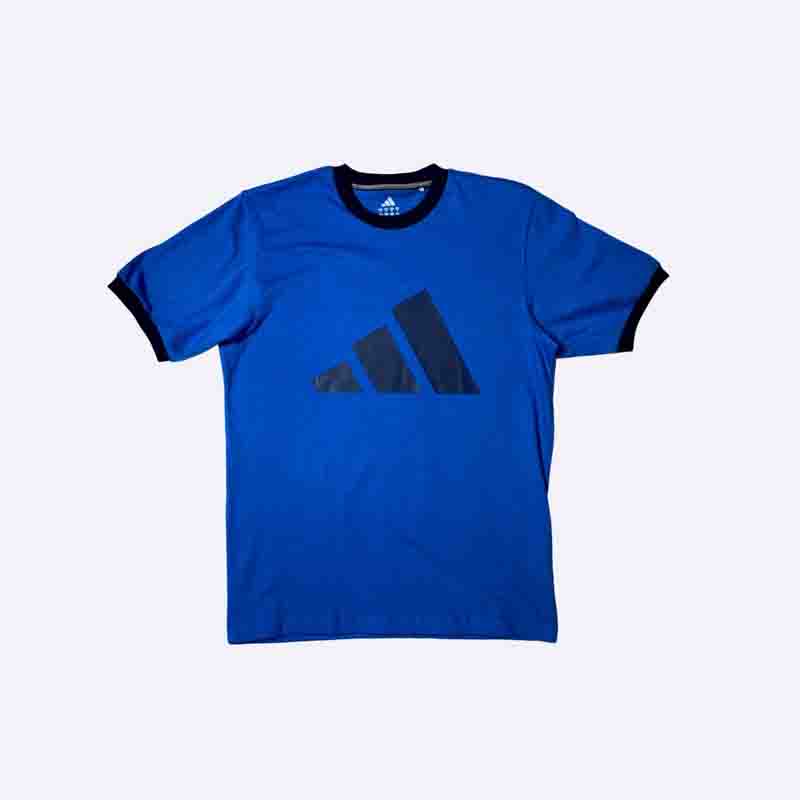 Adidas Men's T-shirt with Ringer Collar