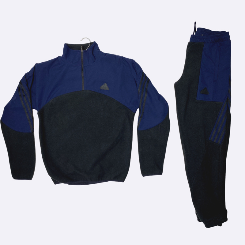 Men's Fleece Colour-Block Tracksuit