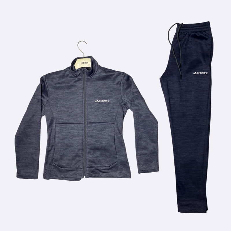 Adidas Terrex Full-Zip Tracksuit Melange Fleece