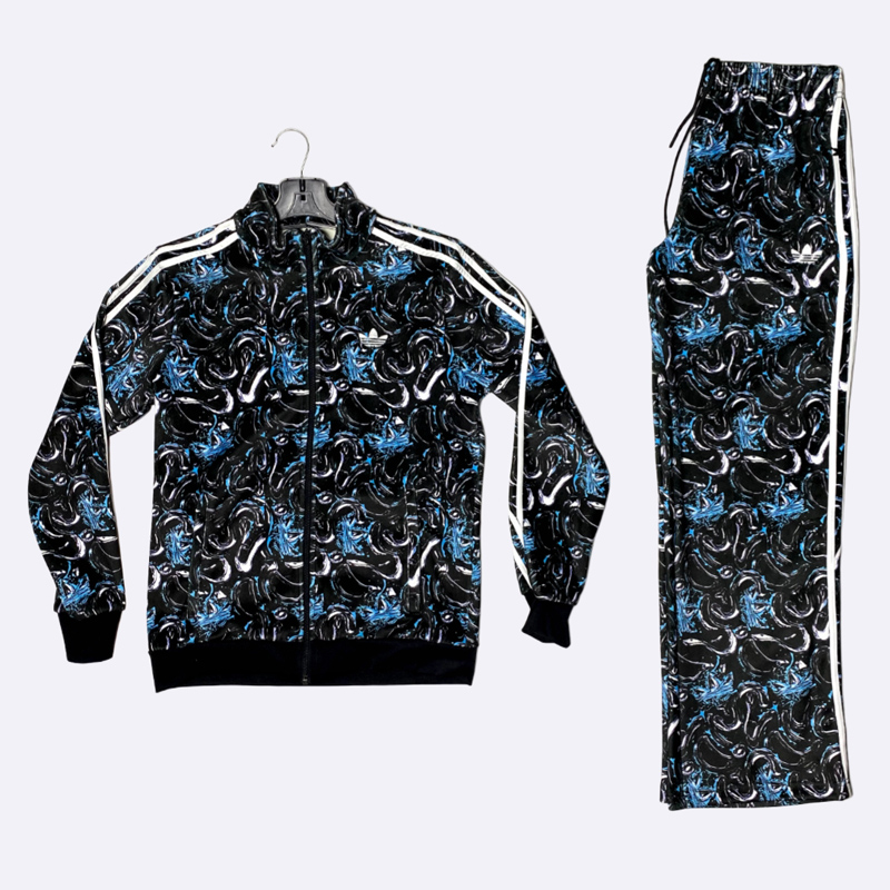 Adidas Women's Tracksuit with Allover Graphic Print