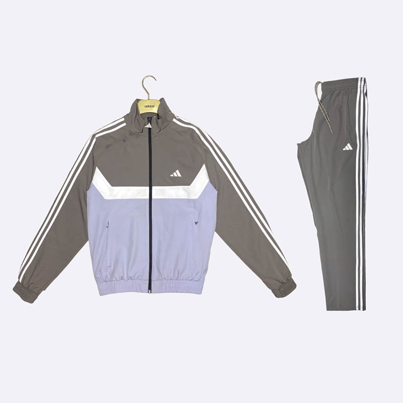 Adidas men's Tracksuit Set - Grey & Lavender