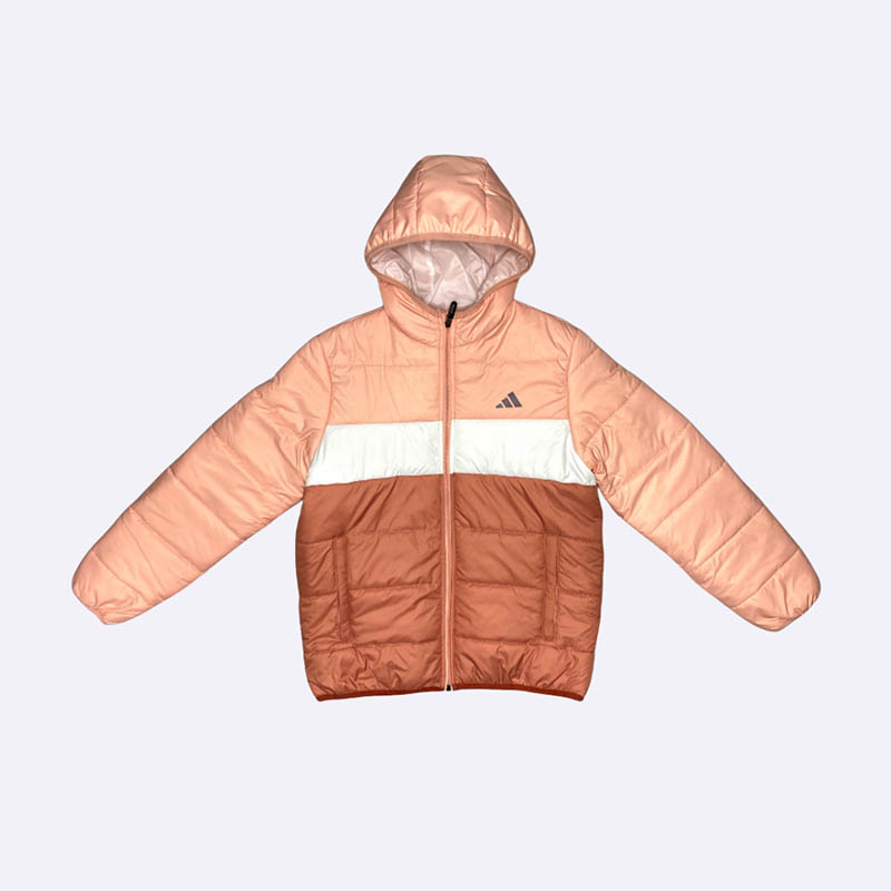 Color Block Padded Hooded Jacket