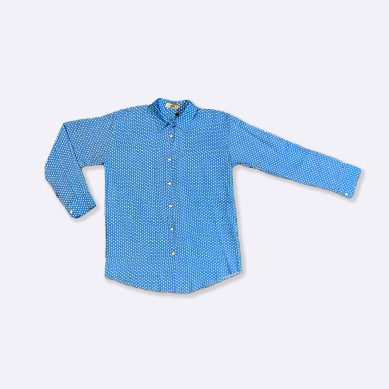 Women's Long-Sleeve Polka Dot Shirt