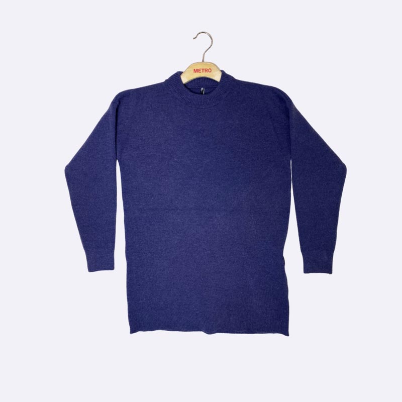 Women's Long-Sleeve Mock Neck Tunic Sweater