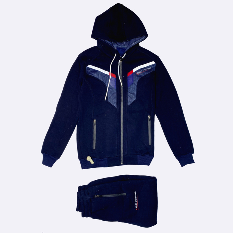 Men's/Youth Full-Zip Hoodie Tracksuit Set