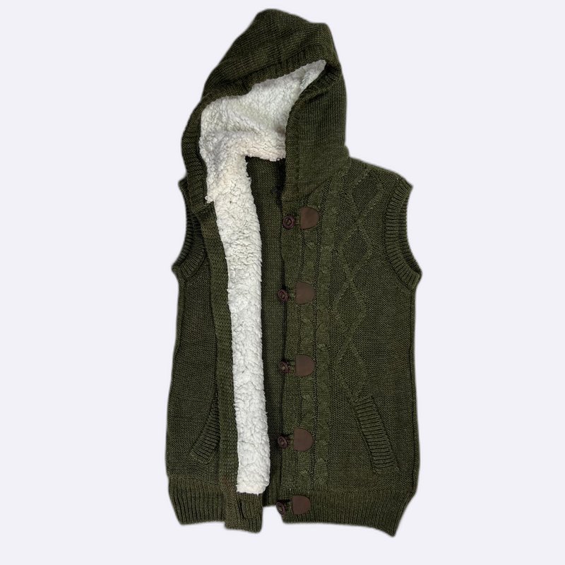 Cozy Comfort Hooded Sweater Vest