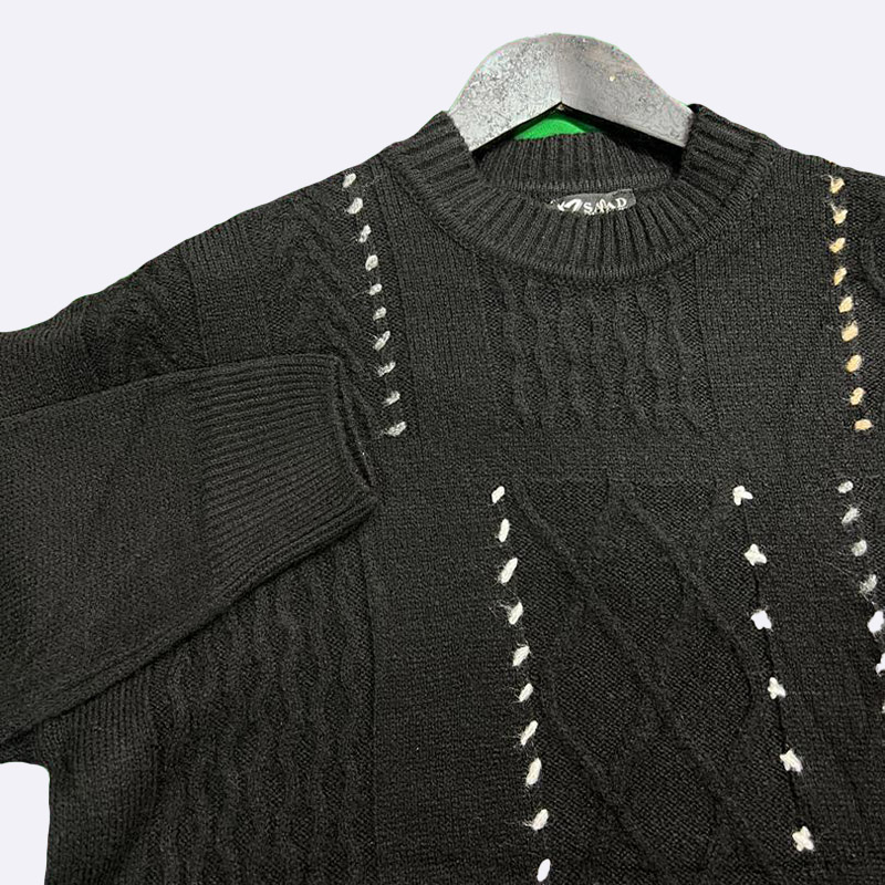 Embellished Knit Sweater