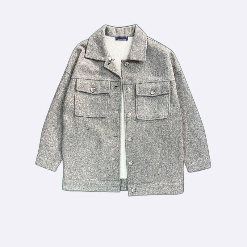 Urban Edge Wool Blend Shirt Jacket