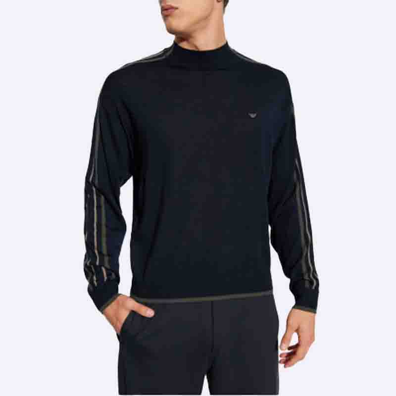 Luxury men's pullover featuring a stylish collar