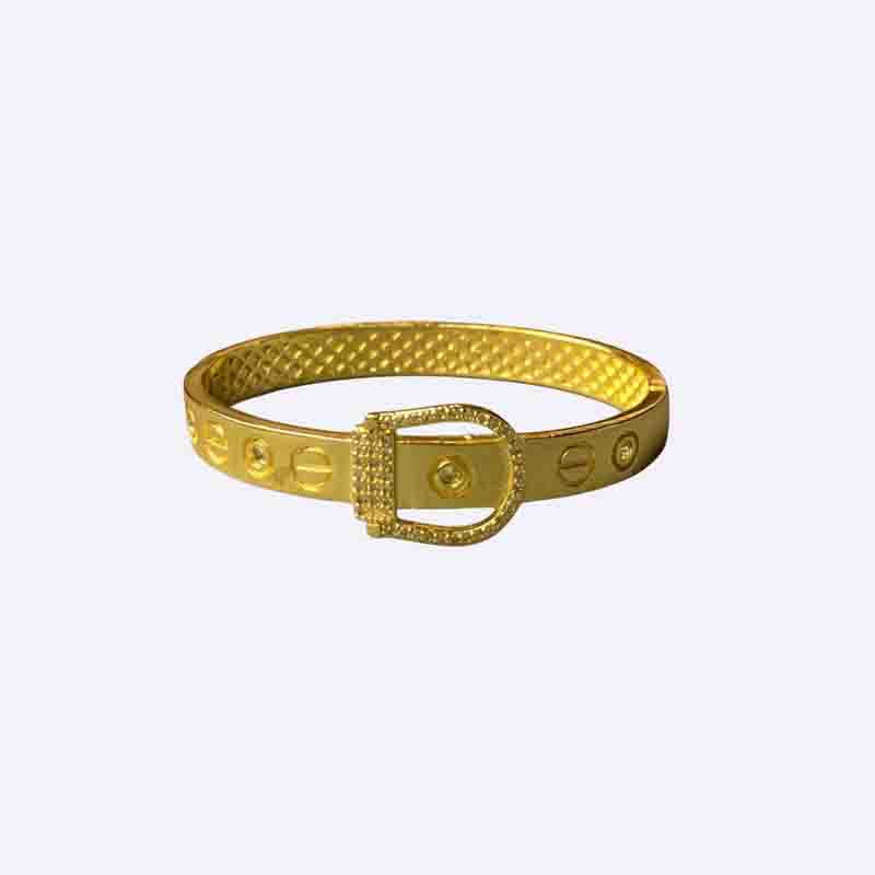 Buckle Design Bangle Bracelet