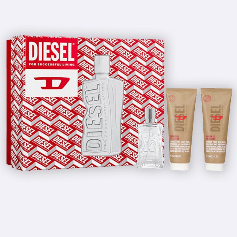 Diesel For Successful Living Gift Set – 100ml + 75ml + 75ml