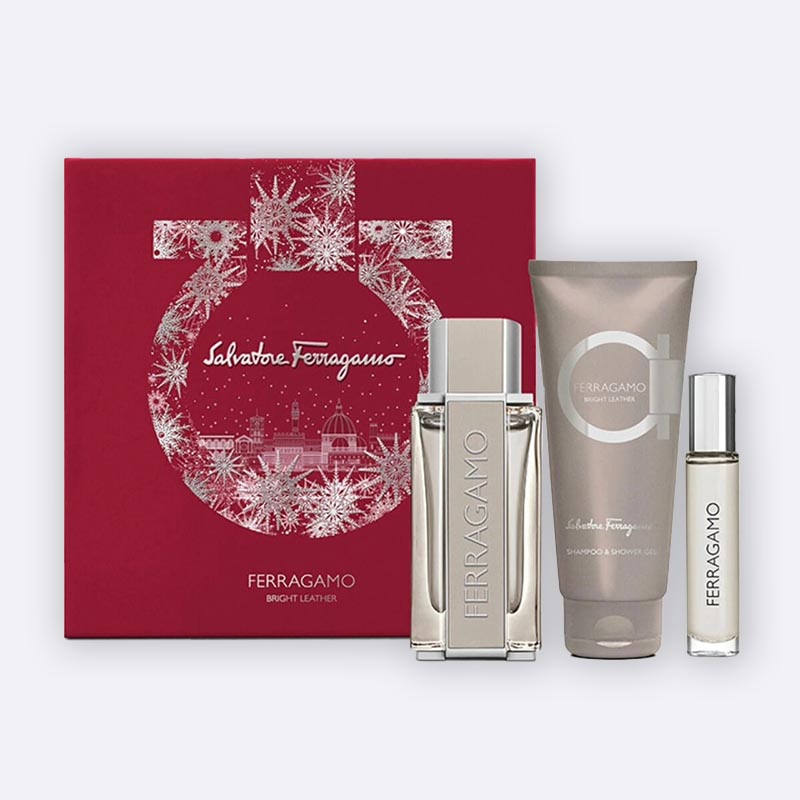 Salvatore Ferragamo Bright Leather Gift Set (100ml + 100ml + 10ml)