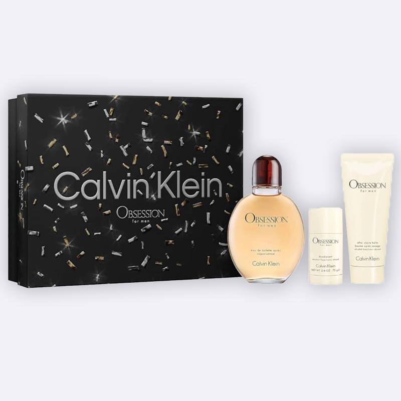 Calvin Klein Obsession for Men Gift Set – 125ML / 100ML / 75ML