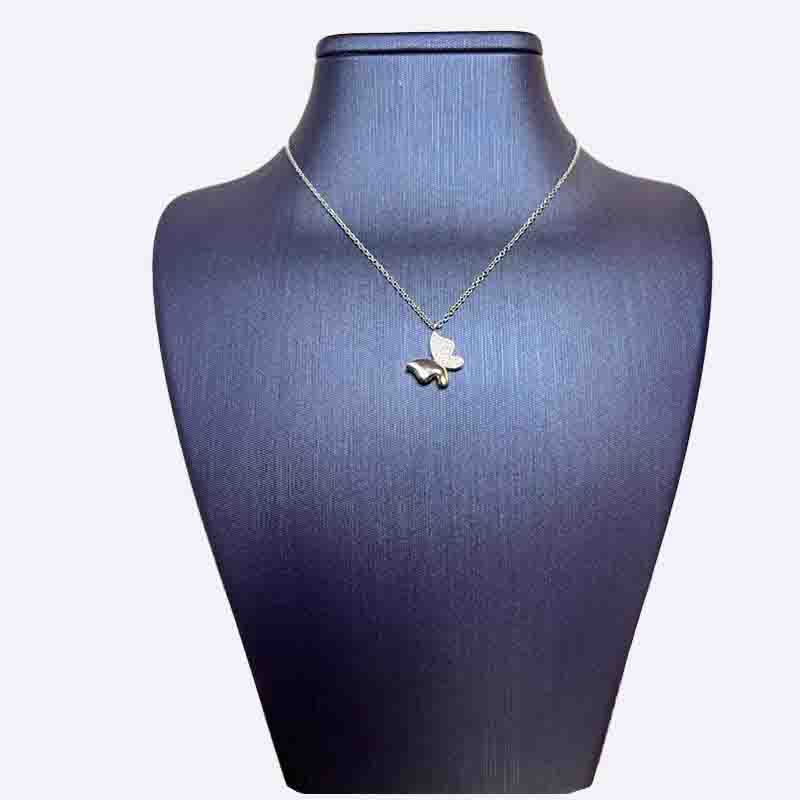 Silver Butterfly Necklace