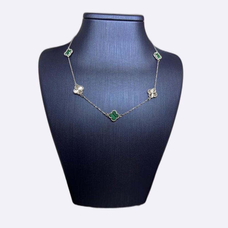 Emerald Cloverleaf Necklace