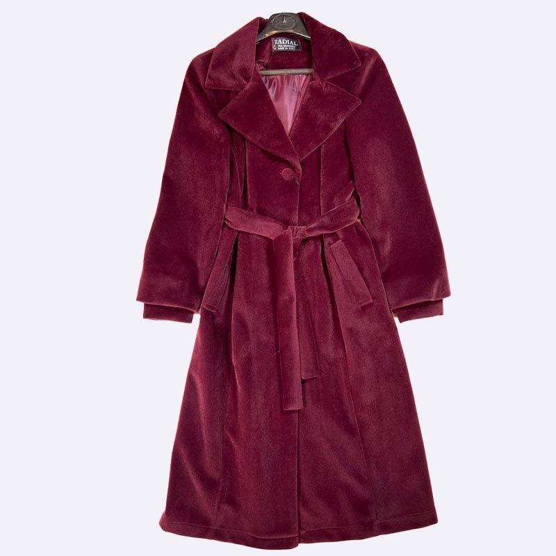 Radial Belted Longline Coat Collection
