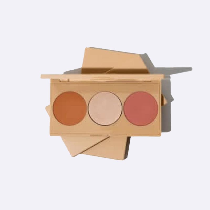 Dali Beauty 3-in-1 Face Palette (Blusher & Highlighter)