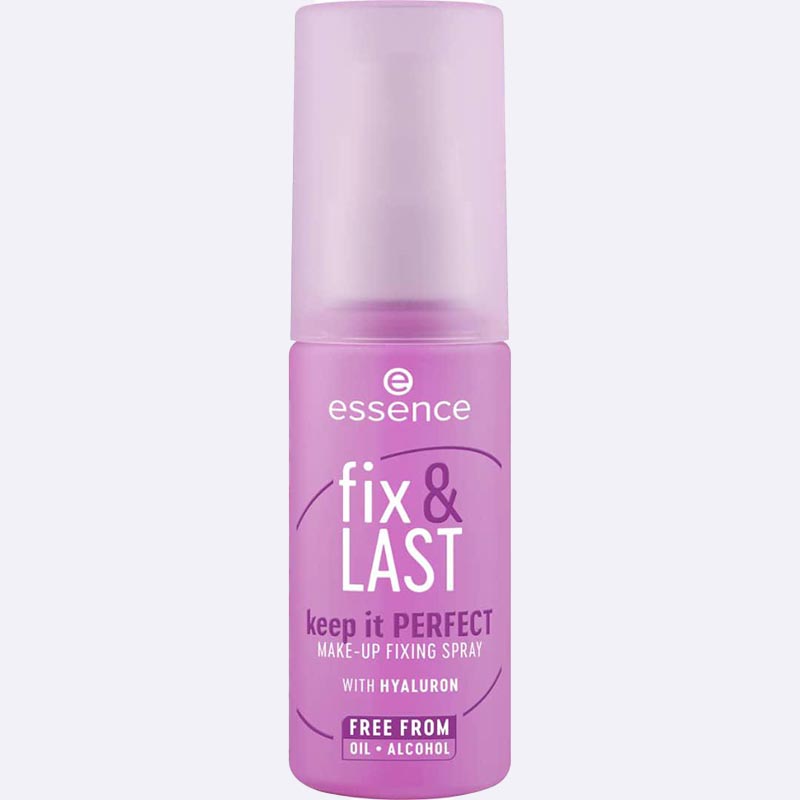 Essence fix & LAST keep it PERFECT make-up fixing spray with hyaluron