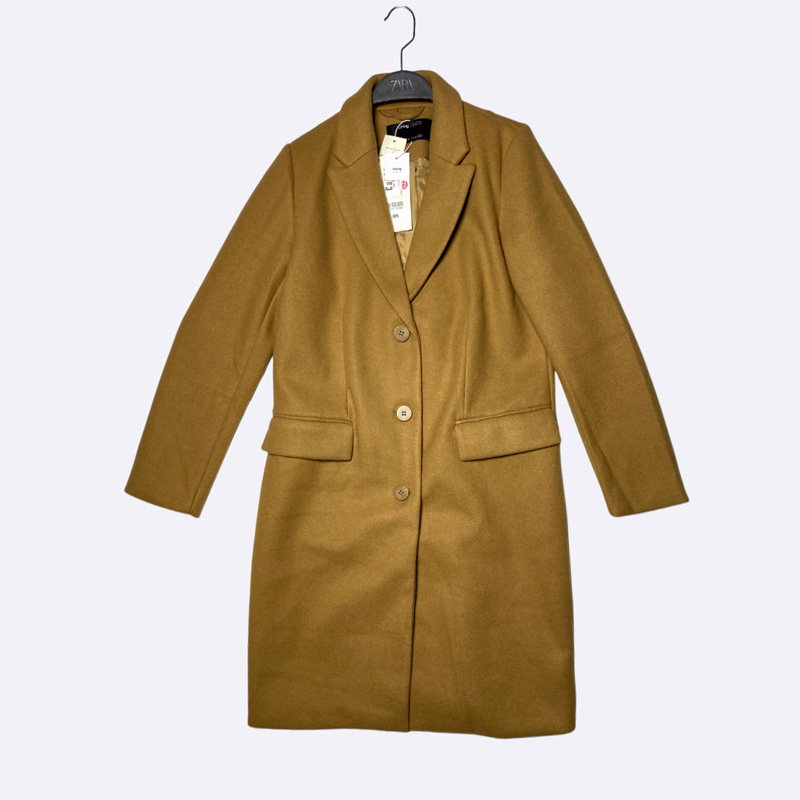 Women's Classic Wool/Felt Coat with Lapels
