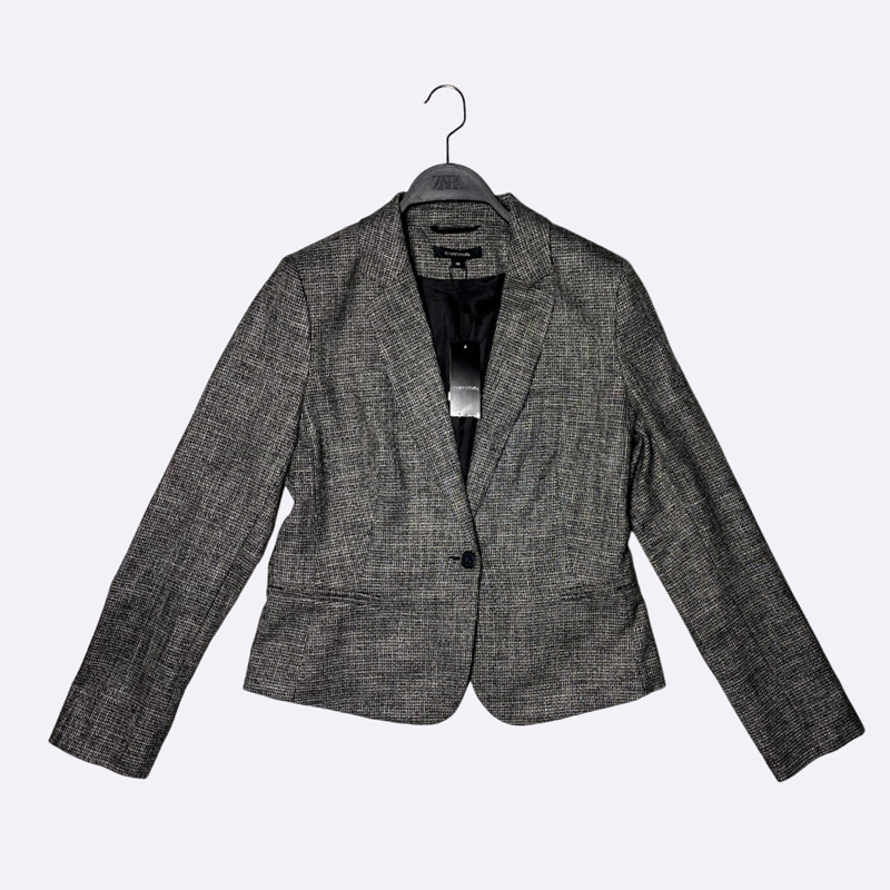 Women's Structured Tweed Blazer