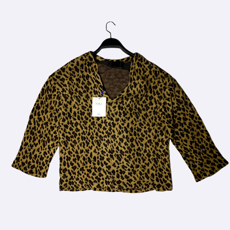 Women's Tiger/Leopard Print Knit Top