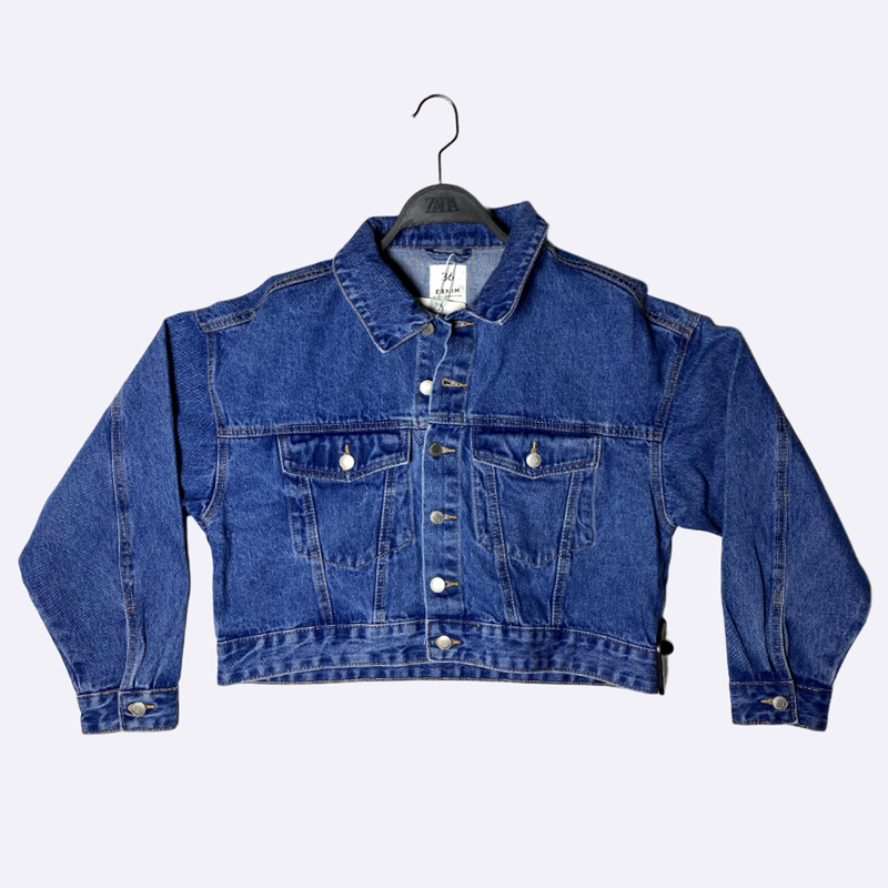 Women's Cropped Denim Jacket