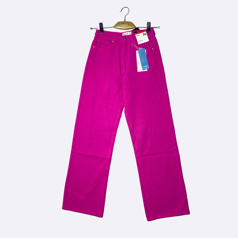 Women's High-Waist Wide-Leg Trousers/Jeans
