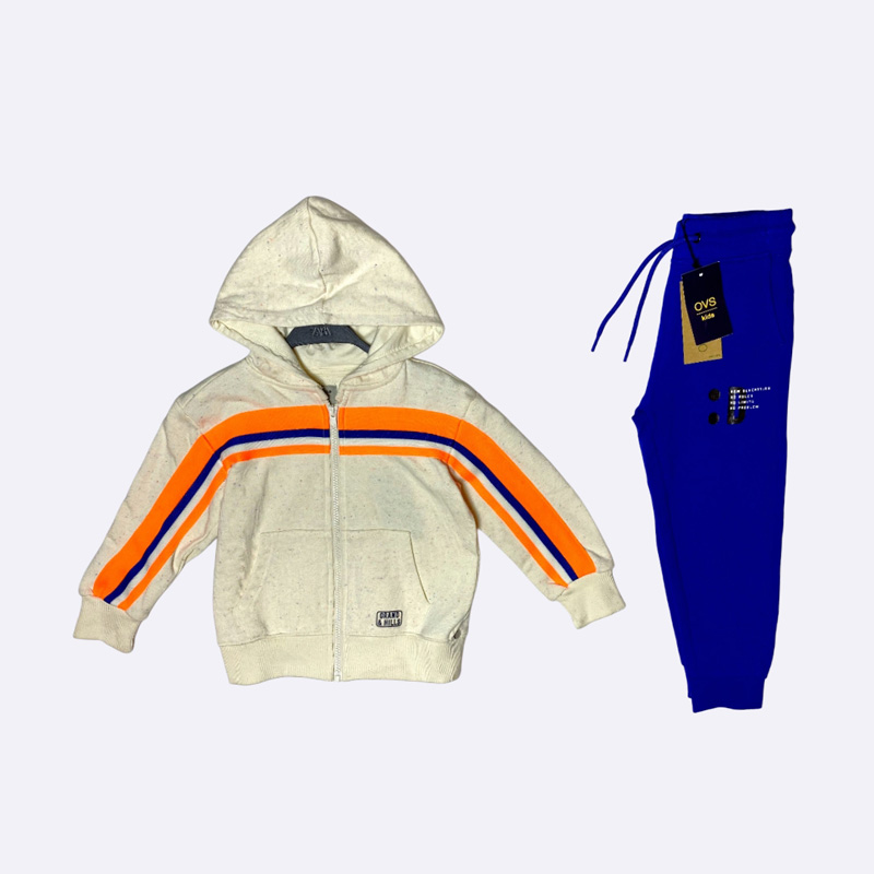 Kids Colorblock Hoodie & Joggers Set – OVS