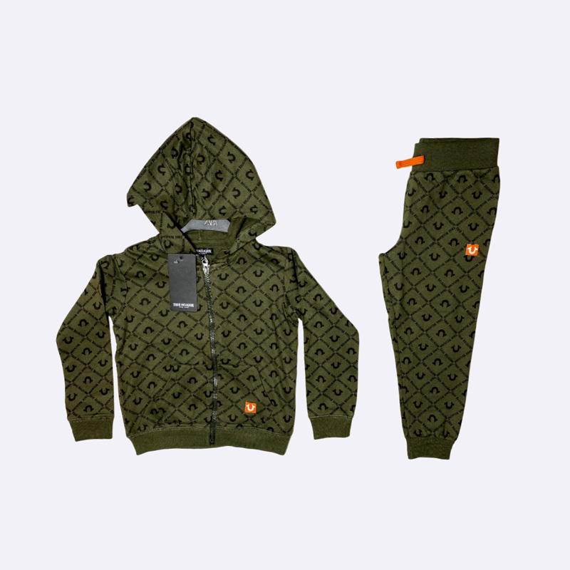 True Religion Kids Hoodie & Jogger Set