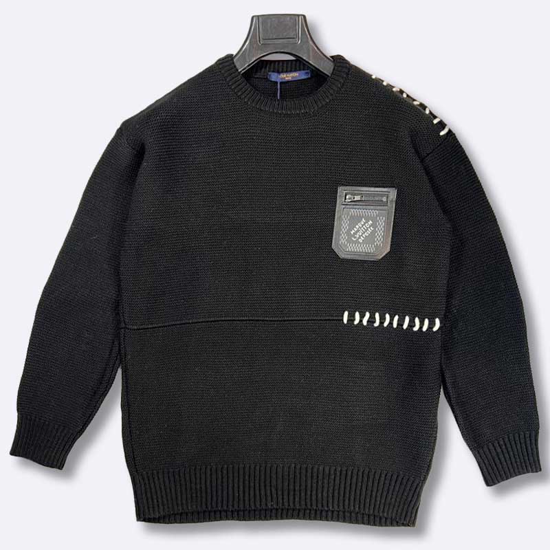 Louis Vuitton men's Knitted Sweater with Pocket Detail