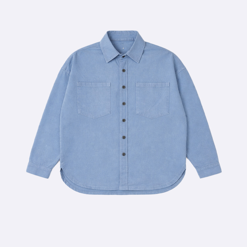 Oversized Denim Shirt Jacket